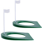 Golf Putting Cup And Flag Putt Training Hole All-Direction Surface Regulation Practice Cups For Men Women Kids Indoor Outdoor Ho