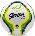 Senda Rio Match Futsal Ball, Fair Trade Certified, Green/Yellow, Size 4 (Ages 13 & Up)