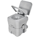 YITAMOTOR Portable Camping Toilet, RV Travel composting toilet with 20L Detachable Waste Tank, Double Water Spouts, Portable Toi