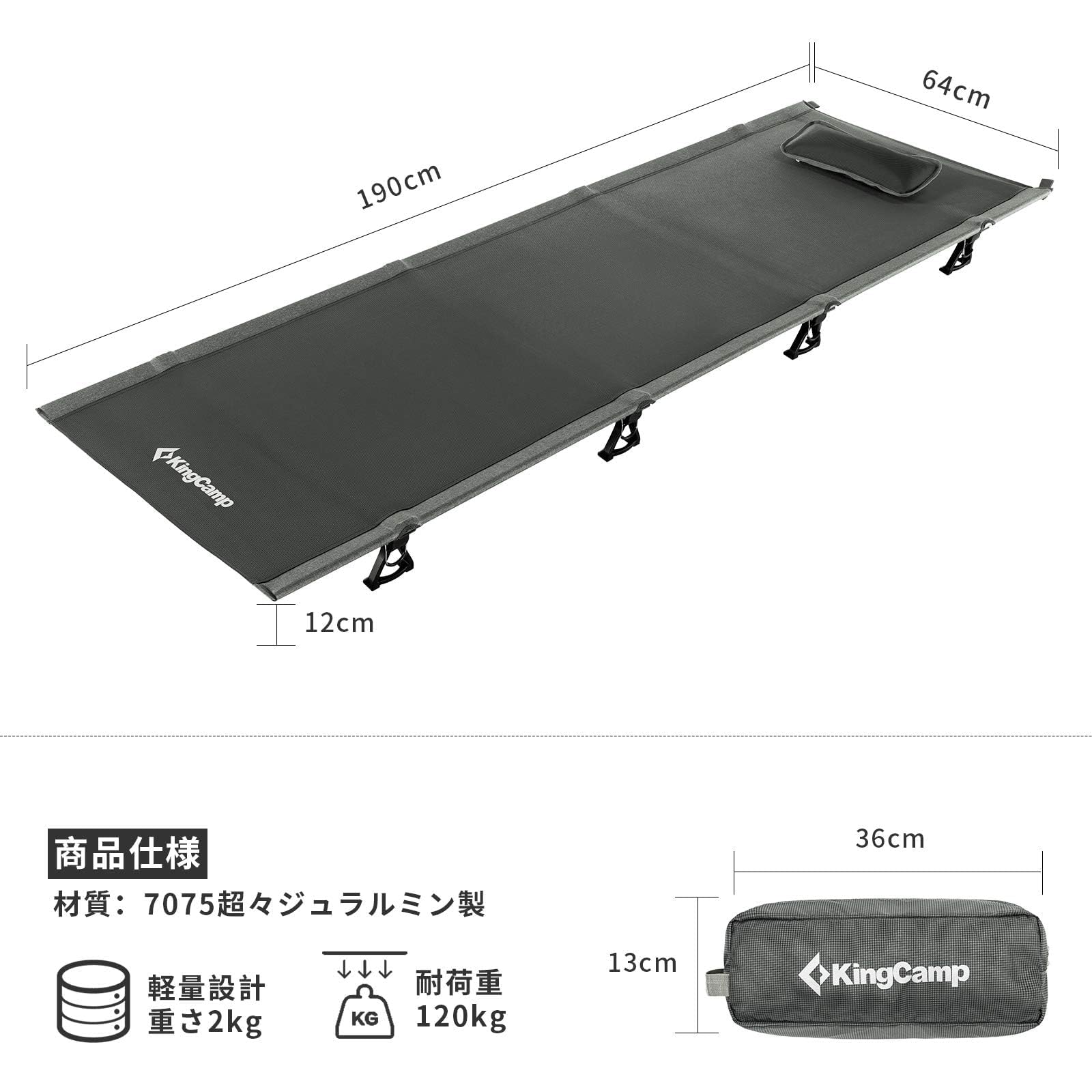 Kingcamp Kc3986_Gray_Kc, One Size, Grey