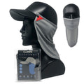 Coolnes - Uv Sun Protection Neck Drape Adjustable Multifunctional 2 In 1 Face Covering For Outdoor Fishing - Unisex Lightgray