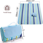 Fashionlive Beach Blanket Extra Large Picnic Blanket Sandproof Waterproof Outdoor Indoor Blanket Lightweight Handy Mat Portable