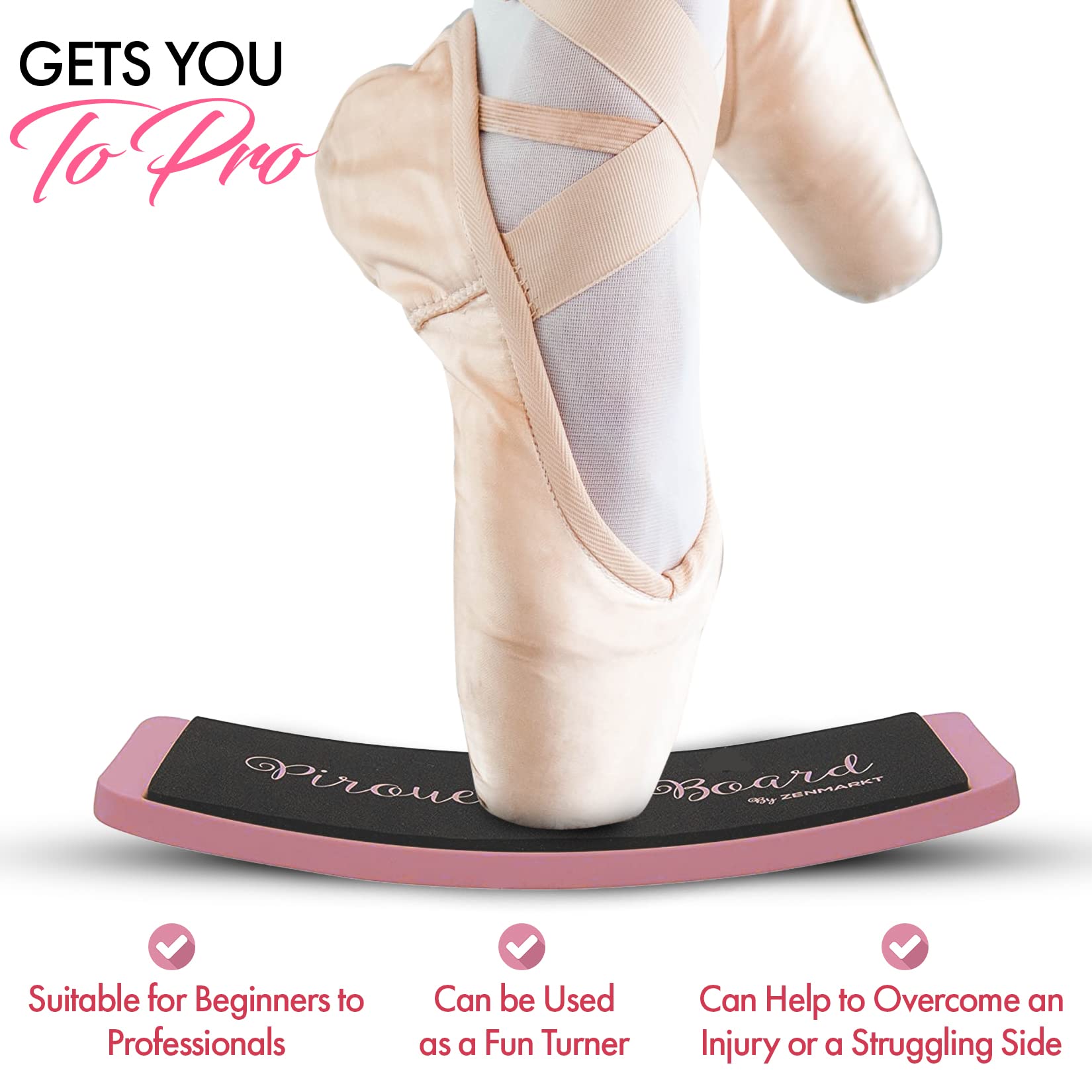 Zenmarkt Turning Boards For Dancers - Ballet Spin Boards For Dancers, Ice Skaters, Cheerleaders, And Gymnasts - Specially Design
