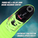 Vizari Catalina Junior Firm Ground Soccer Shoes - Green/Black/Fuschia