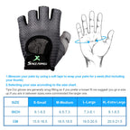 Spacepower Workout Gloves, Weight Lifting Gloves For Women&Men, Lightweight Breathable Gym Gloves For Exercise (X-Large, Black)