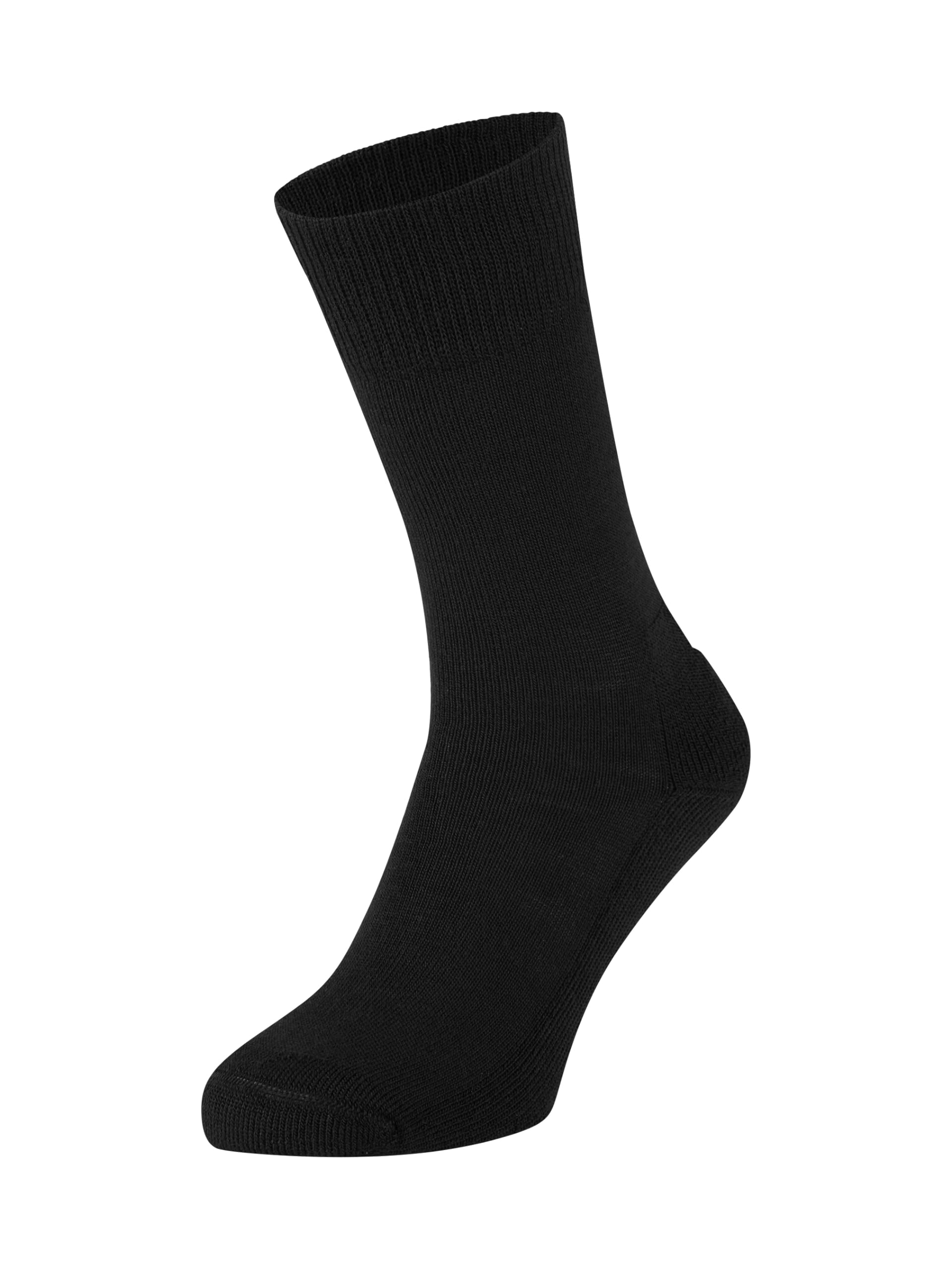 SEALSKINZ Unisex Suffield Merino Liner Wool Sock - Black, M