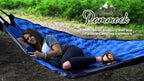 Hammaka Pammock Sleeping Pad That Converts Into An Inflatable Hammock - Great For Camping, Backpacking, Hiking - Airpad, Carry B