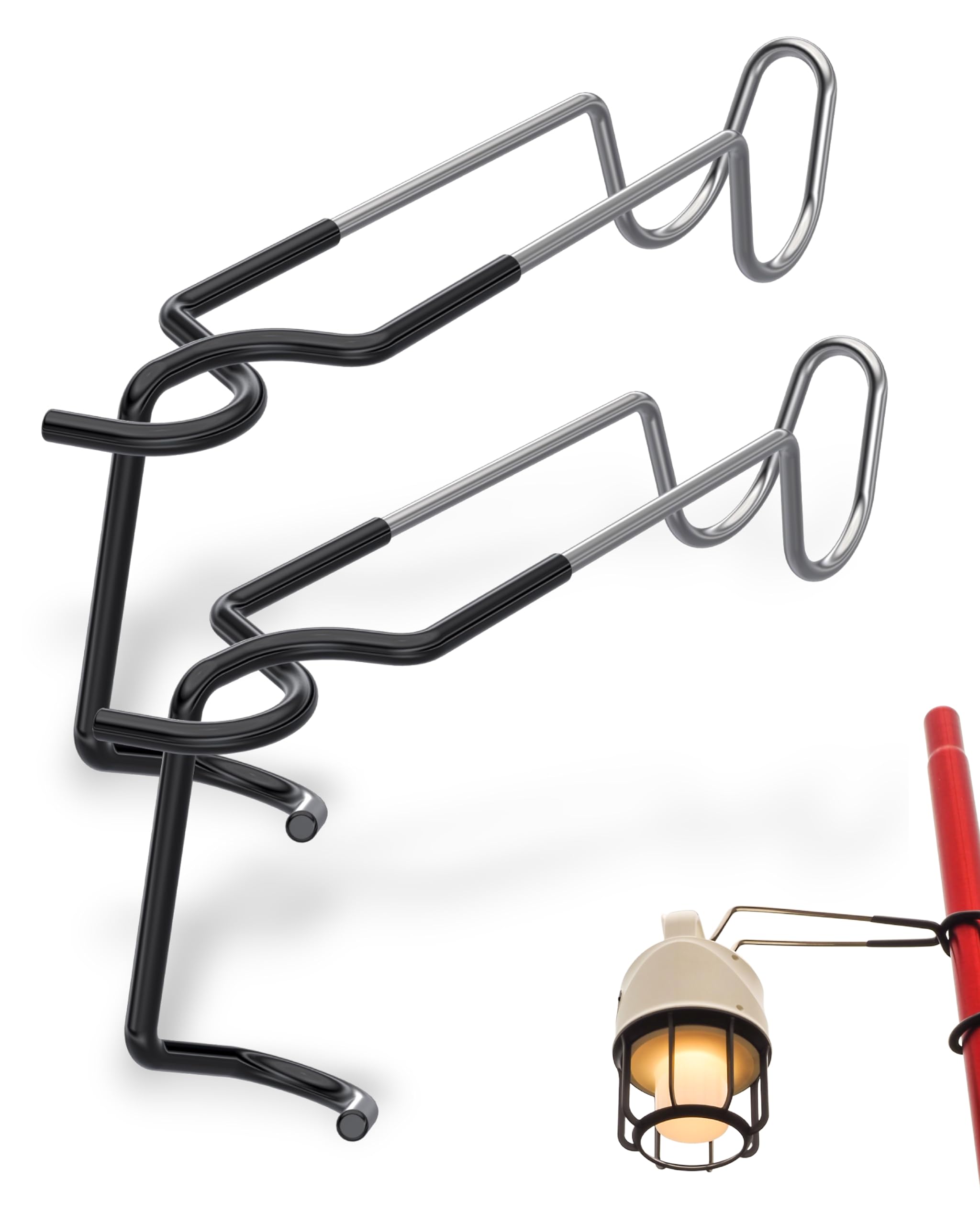 NACETURE Lantern Stand Hook Camping Light Pole - Heavy Duty Camping Lantern Stand Tent Camping Accessories, Tent Pole Hook Lante