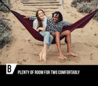 Bear Butt 2 Person Hammock - Portable & Travel-Friendly - Double Hammock For Camping & Backpacking