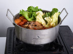 Boundless Voyage Outdoor Camping Titanium Pot 2L Stockpot With Lid Folding Handle Hiking Picnic Portable Big Capacity Soup Pot H