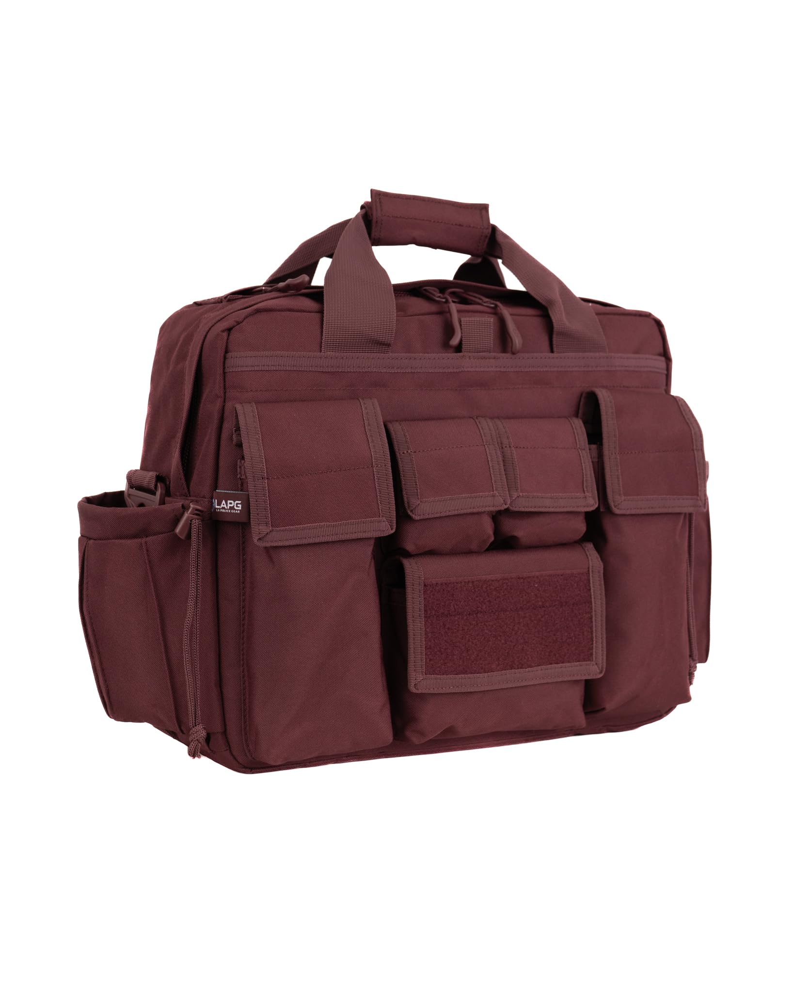 LAPG Camping Jumbo Bail Out Bag, Survival Range Gear With Multiple Pockets, Multi-functional Hiking Bug Out Bag, Maroon