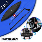 Libzaki 10.8-12Ft 600D Kayak Cover Accessories/Canoe Cover,High-Performance Fabric Upgraded Thickened Heavy Duty Waterproof & Uv