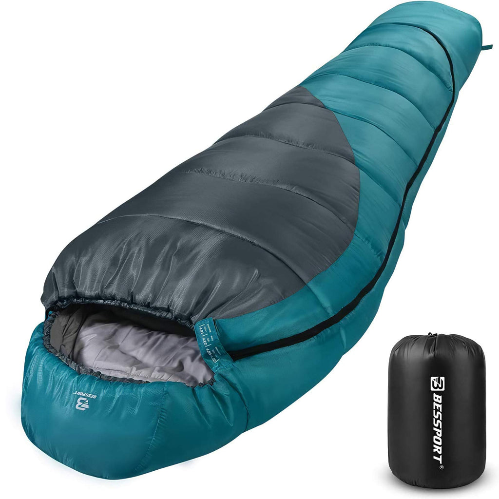 Bessport Mummy Sleeping Bag  15-45 ? Extreme 3-4 Season Sleeping Bag For Adults Cold Weather- Warm And Washable, For Hiking Trav