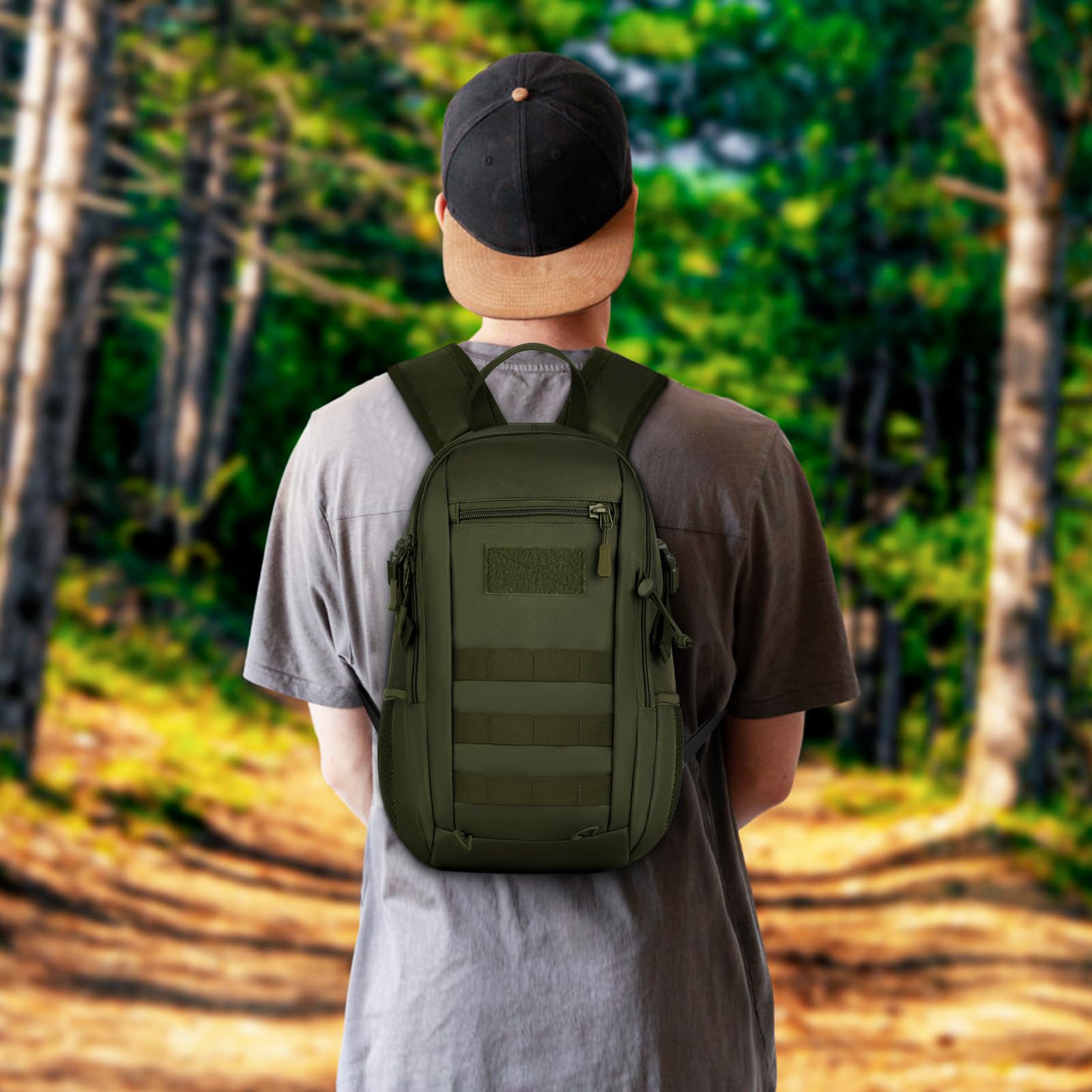Huntvp 10L/20L/30L Tactical Backpack Military Molle Backpack Rucksack Gear Tactical Assault Pack For Hunting Camping Trekking (1