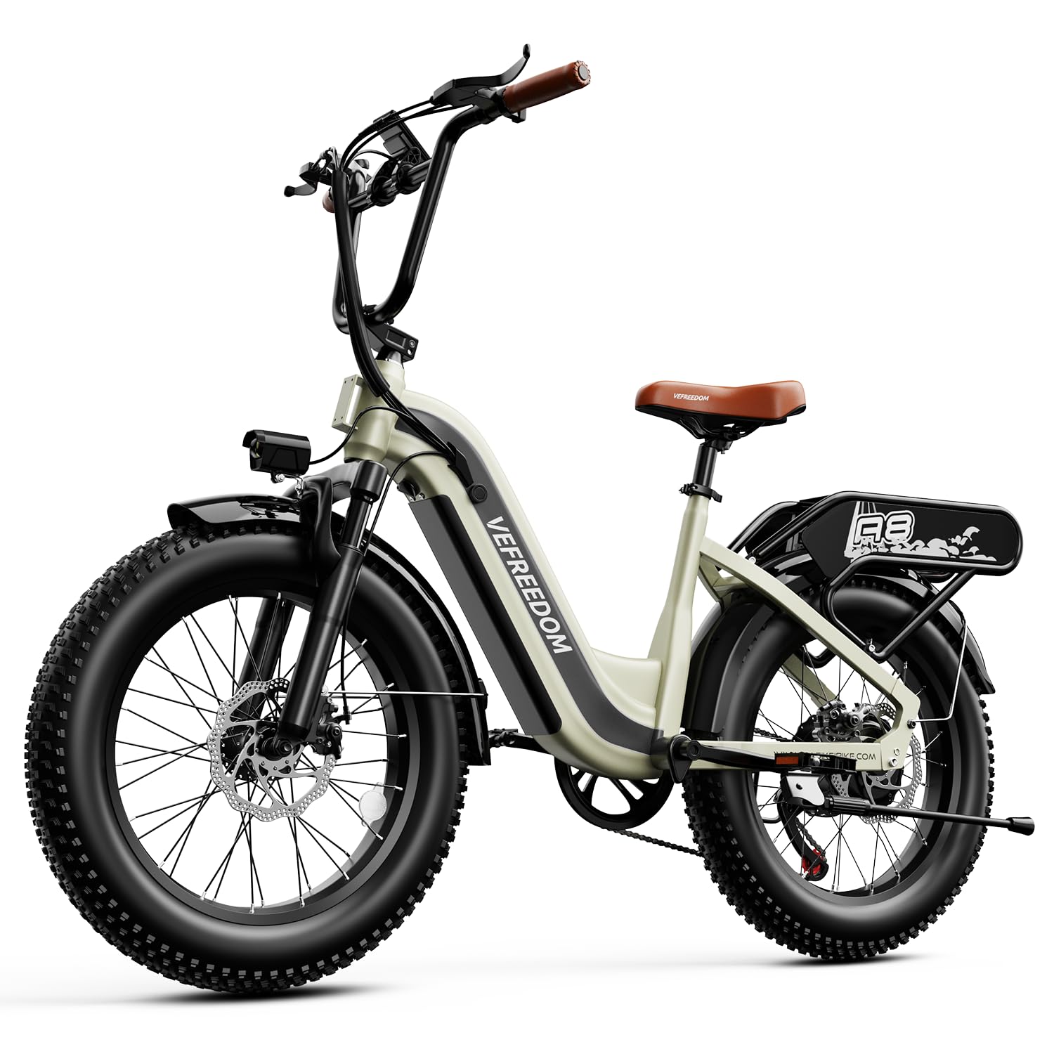 EUY 1500W Electric Bike,Fast ebike,Fat Tires Bicycle,White