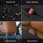 Active Pets Car Seat Cover For Dogs - Xl Waterproof Dog Seat Cover For Back Seat In Suv Or Truck - Convertible Pet Hammock  Trun