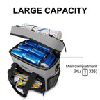 Tourit Cooler Bag 35-Can Insulated Soft Cooler Portable Cooler Bag 24L Lunch Coolers For Picnic, Beach, Work, Trip, Grey