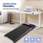 Upreign Walking Mat,Under Desk Treadmill 2.5Hp For Home And Office, 265Lbs Weight Capacity,Treadmill With App &Remote Control, L