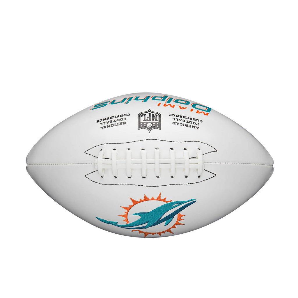 Wilson Nfl Live Team Autograph Football, Miami Dolphins