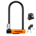 Kryptonite Evolution Standard Bike U-Lock, Heavy Duty Anti-Theft Bicycle U Lock, 14Mm Shackle With Mounting Bracket And Keys, Hi
