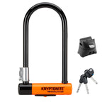 Kryptonite Evolution Standard Bike U-Lock, Heavy Duty Anti-Theft Bicycle U Lock, 14Mm Shackle With Mounting Bracket And Keys, Hi