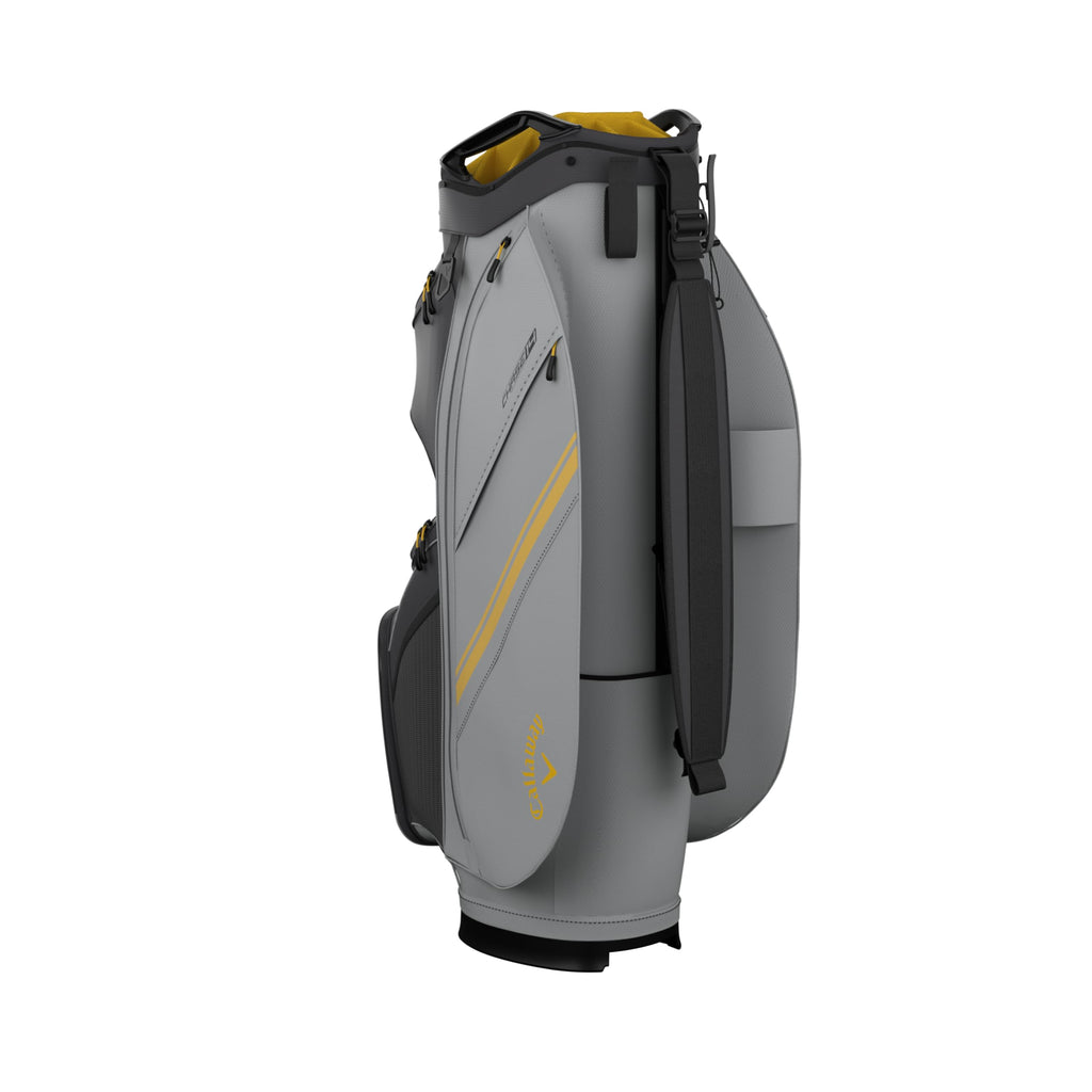 Callaway Golf Chase 14 Cart Bag (Charcol/Silver/Golden Rod)