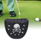 Histar Black Skull Mallet Putter Cover Headcover For Scotty Cameron Odyssey