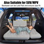 Dikasun Car Air Mattress, Inflatable Suv Truck Air Mattress Back Seat Camping Bed Thickened Car Sleeping Pad For Travel, Car Bed