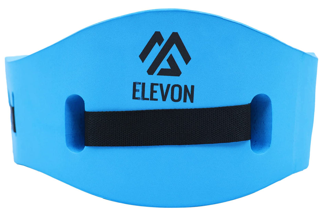 Elevon Complete Swim Training Set Including Water Dumbbell Weights, Floating Belt And Pull Buoy Leg Float, Blue