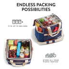 Foundry By Fit+Fresh, 24-Can Soft Cooler Bag Insulated Leak Proof, Insulated Soft Cooler Bag, Portable Soft Cooler, Soft Cooler