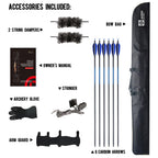Sanlida Archery 60 Royal X8 One-Piece Bow Traditional Wooden Hunting Bow Handmade Hunting Bow And Arrows Kit For Adults & Tradit