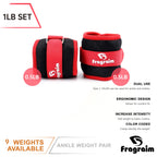 Ankle Weights For Women, Men And Kids - 0.5 Lb X 2 Strength Training Wrist/Leg/Arm Weight With Adjustable Strap For Jogging, Gym