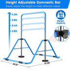 Slsy Gymnastics Bars Kids Kip Training Bars For Home, Folding Horizontal Bars With Adjustable Height, Practice Bar Gymnastic For