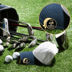 Geygie My Retirement Vehicle Black Gold Golf Ball Marker With Magnetic Hat Clip, Funny Golf Gifts And Accessories For Men Women