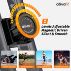 Ativafit Folding Exercise Bike Foldable Fitness Indoor Stationary Bike Magnetic 3 In 1 Upright Recumbent Exercise Bike For Home