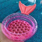 Benelet Inflatable Backyard Kiddie Mermaid Pools, Garden Round Swimming Pool For Kids, Kiddie Paddling Pool Indoor&Outdoor Baby