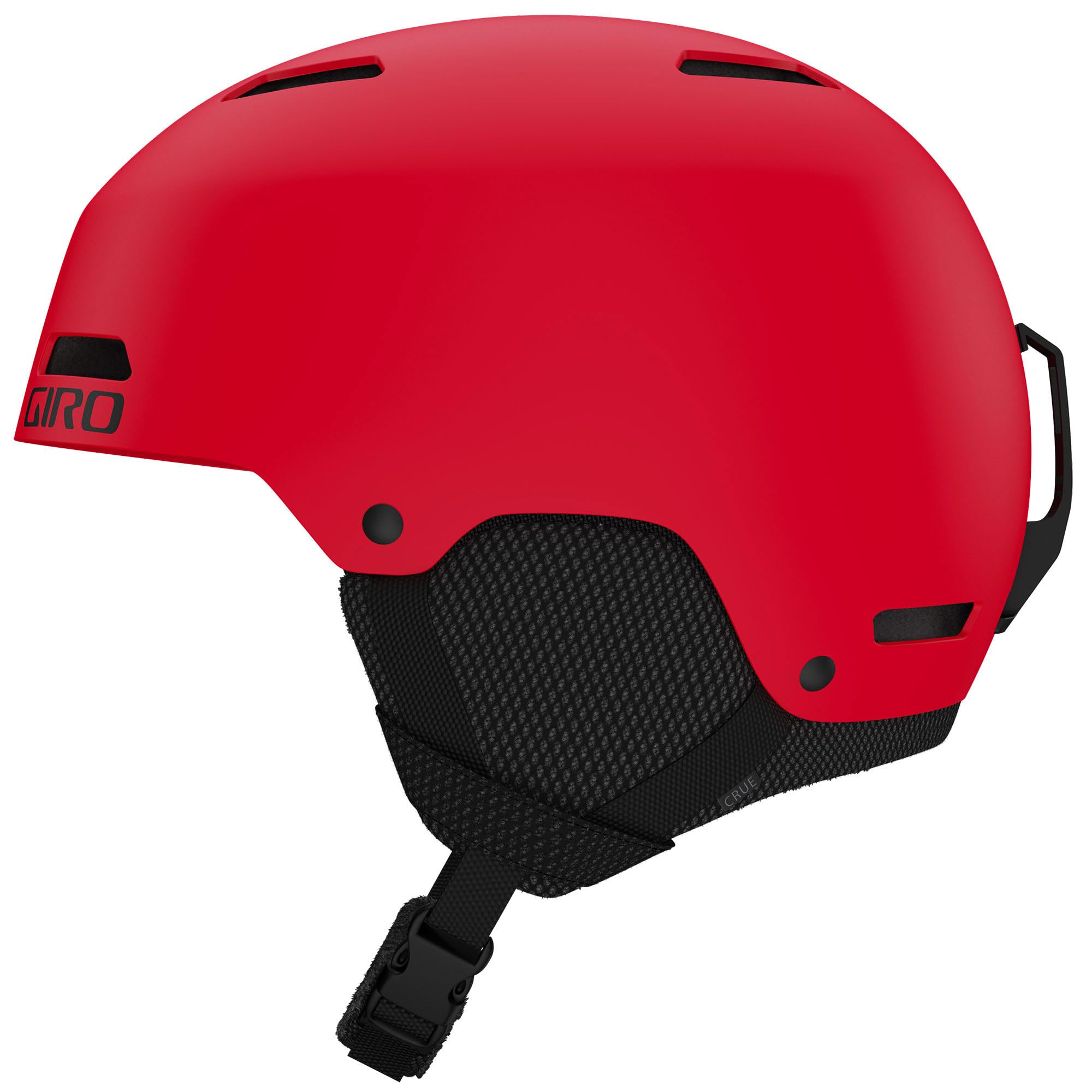 Giro Crue Kids Ski Helmet - Snowboard Helmet for Youth, Boys & Girls - Matte Bright Red - S (52-55.5 cm)
