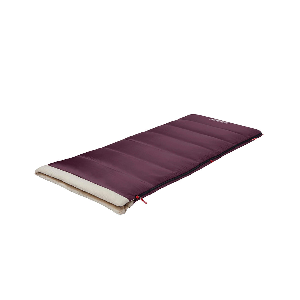 Coleman Autumn Glen Sleeping Bag, 30?F/40?F/50?F Lightweight Sleeping Bag For Adults, No-Snag Zipper With Stuff Sack Included, M
