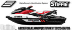 Stiffie Uniline Green 3'' Boat & Pwc Registration Decals  Numbers Letters Stickers