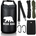 Foilswirl 1 Set Bear Food Bag For Camping Ultralight Food Hanging System Includes Waterproof Bear Bag, Nylon Ropes, Hooks For Ca