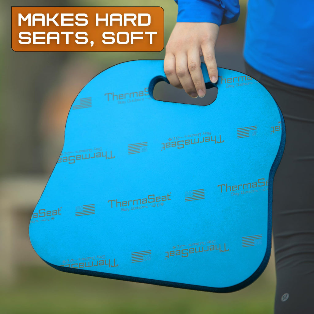 Northeast Products Therm-A-Seat Sport Cushion Stadium Seat Pad, Royal Blue 13''X14''X.75''