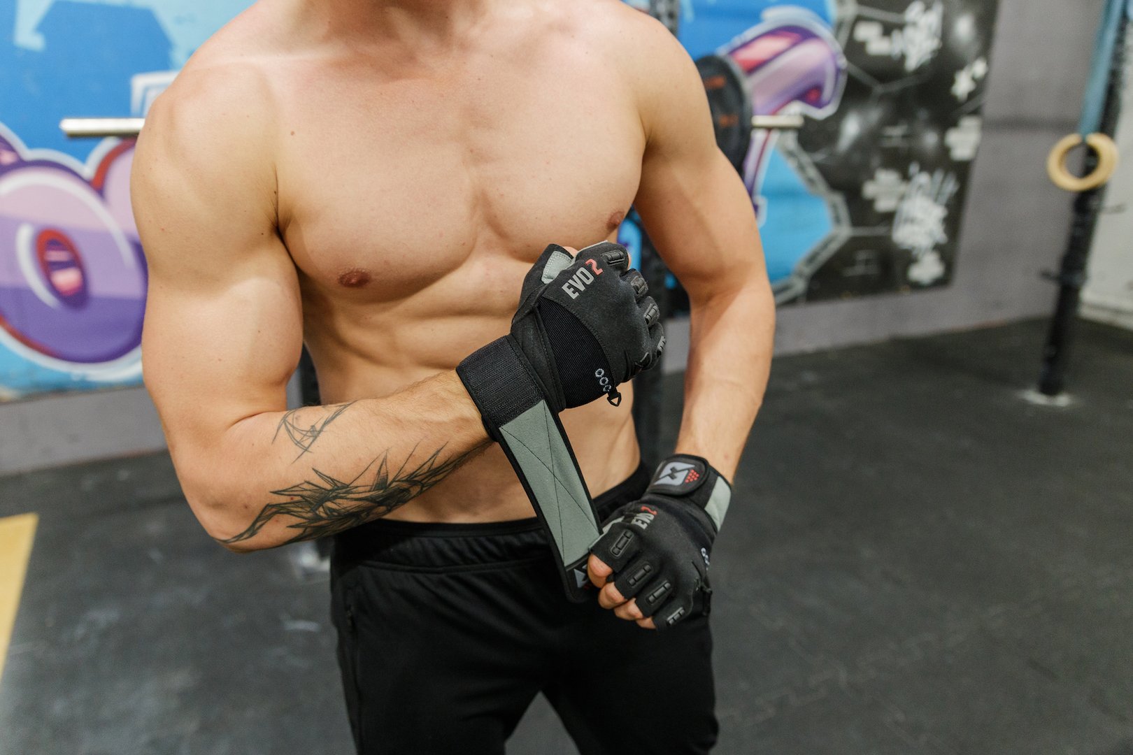 Skott 2020 Evo 2 Weightlifting Gloves With Integrated Wrist Wrap Support-Double Stitching For Extra Durability-Get Ripped With T