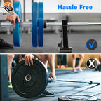 Brtgym Deadlift Jack Barbell Stand,Carbon Steel Made,Easily Load And Unload 600Lb Barbell Plates For Deadlift Exercise, Weight T