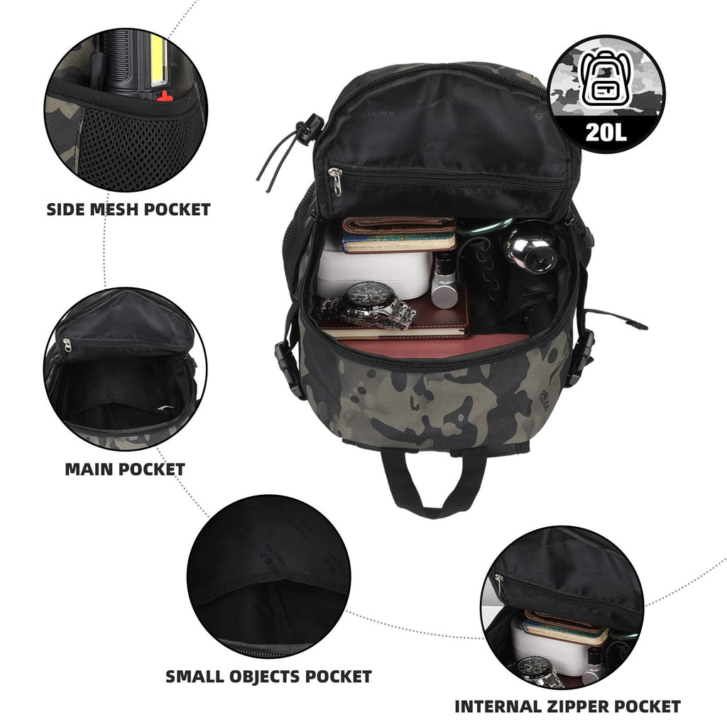Huntvp 10L/20L/30L Tactical Backpack Military Molle Backpack Rucksack Gear Tactical Assault Pack For Hunting Camping Trekking (2