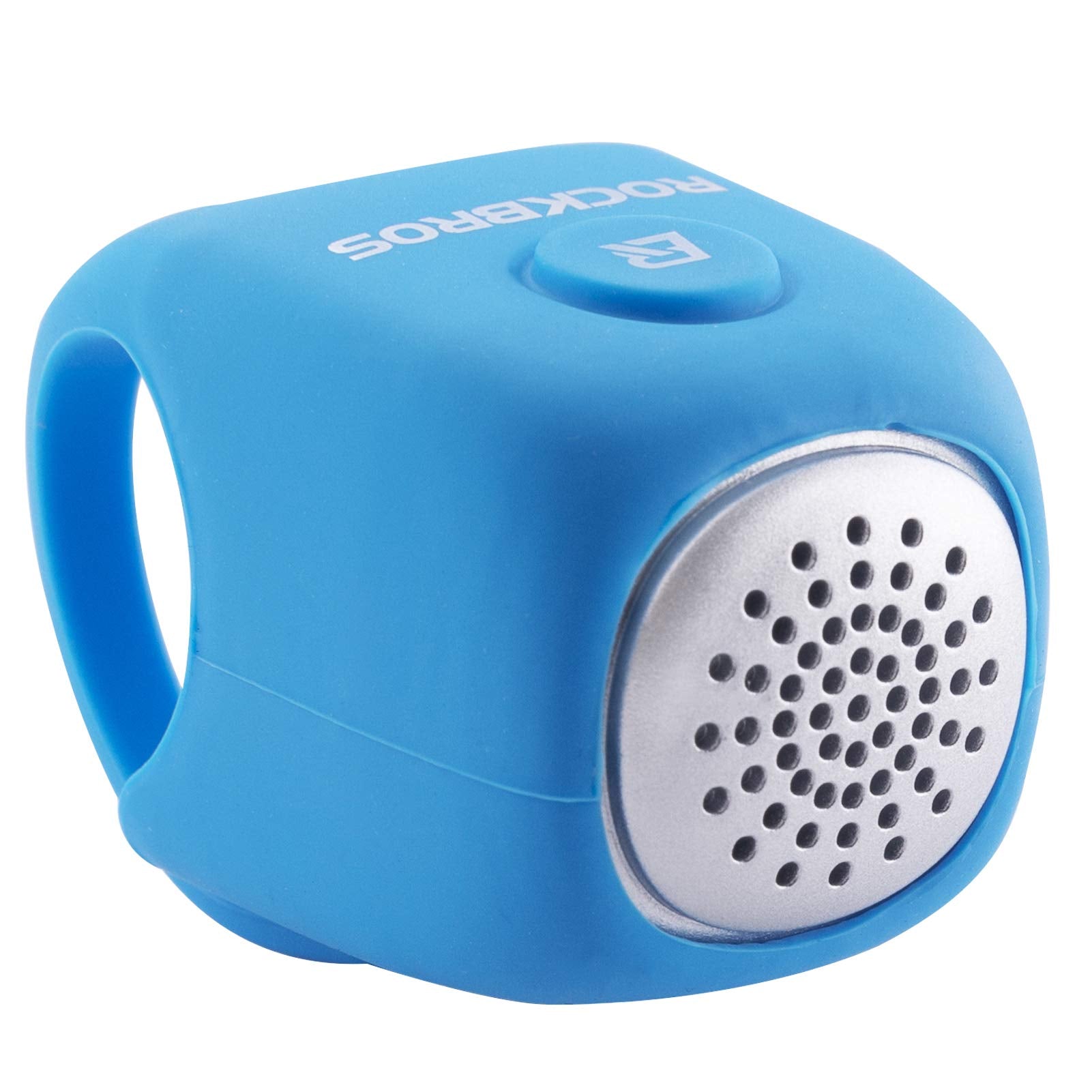 Rockbros Electra Bike Bell 90Db Electric Cycling Bells Horn Bicycle Horns Water-Resistant 3 Sound Modes Bike Bells Blue