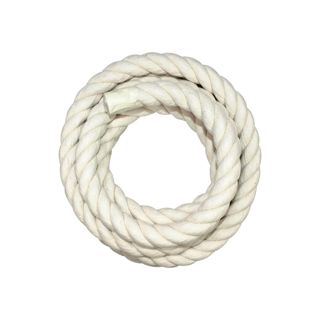 Sgt Knots Twisted 100% Cotton Rope For Diy Projects, Crafts, Commercial, Agricultural - High Strength, Low Stretch, Natural (1''
