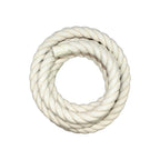 Sgt Knots Twisted 100% Cotton Rope For Diy Projects, Crafts, Commercial, Agricultural - High Strength, Low Stretch, Natural (1''