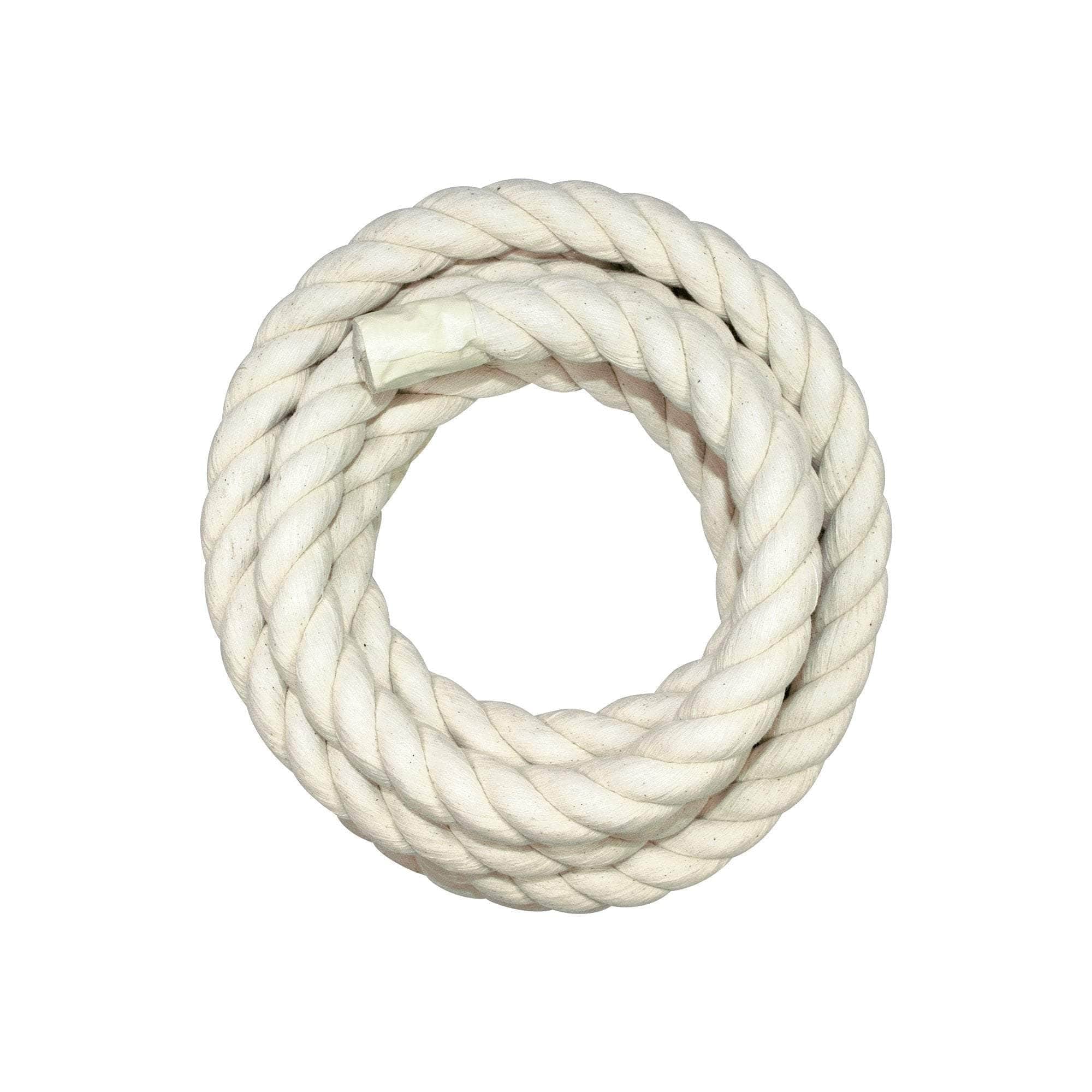 Sgt Knots Twisted 100% Cotton Rope For Diy Projects, Crafts, Commercial, Agricultural - High Strength, Low Stretch, Natural (1''