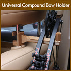 2 Set Bow Hanger for Truck Portable Bracket Bow Buddy Universal Compound Bow Headrest Holder for Vehicle Storage and Hunting Tra