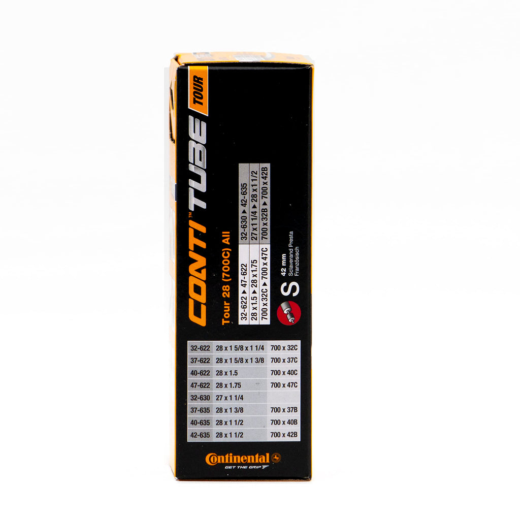 Continental 700C Bicycle Tube, 28/47 42Mm Presta Valve